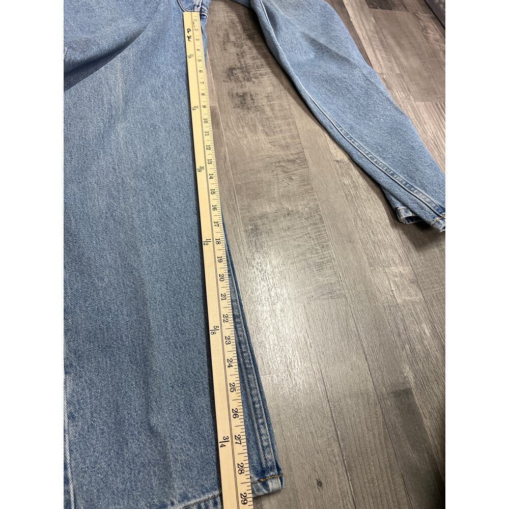 L.L. Bean Original Fit Jeans Women 12 Blue Denim High Rise Straight Leg Classic - Picture 6 of 8